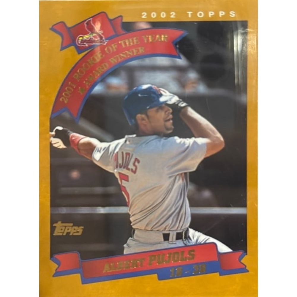 2002 Topps #719 Albert Pujols Gold